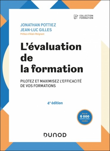 Couverture de L'&eacute;valuation de la formation, 4e &eacute;dition, Dunod