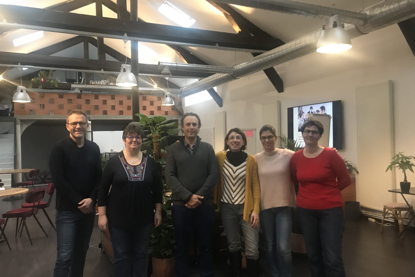 Une promotion de participants à la fin de la session